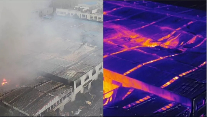 大疆消防专用热成像无人机行业应用