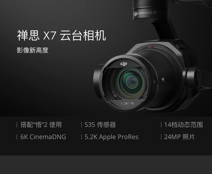 禅思zenmusex7云台相机